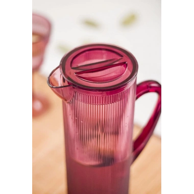 Arkilik Barok 1,5 Lt Mürdüm Sürahi (Buzdolabı Kapak Rafına Sığar)