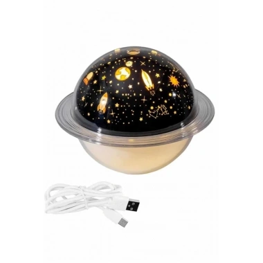 Aromaterapi Hava Nemlendirici Gece Lambası Uzay Model Satürn Oda Kokusu