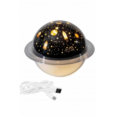 Aromaterapi Hava Nemlendirici Gece Lambası Uzay Model Satürn Oda Kokusu