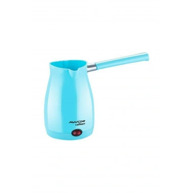 AWOX CAFFEEN MAVİ ELEKTRİKLİ CEZVE TÜRK KAHVESİ MAKİNESİ PLASTİK ÇİFT AĞIZ 0.4LT - 5 FİNCAN 1000W (5468)