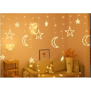 Ay Yıldız Perde Led 3m
