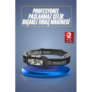 Ayarlanabilir Kafa Lambası Type-C Şarjlı Kompakt Kamp Lambası