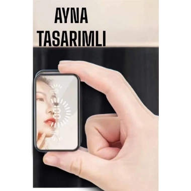 Aynalı Bluetooth Kulaklık Telefon Standlı Dijital Göstergeli