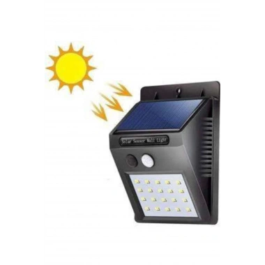 Bahçe Aydınlatması Güneş Enerjili Led Işık Lamba Sensörlü Dekoratif