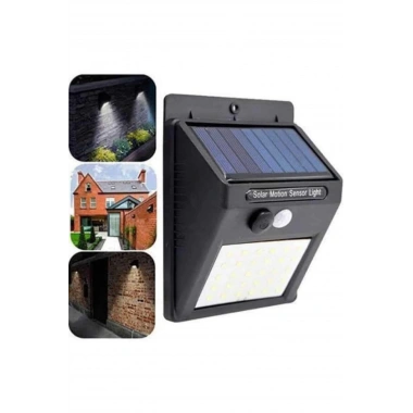 Bahçe Aydınlatması Güneş Enerjili Led Işık Lamba Sensörlü Dekoratif
