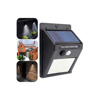 Bahçe Aydınlatması Güneş Enerjili Led Işık Lamba Sensörlü Dekoratif