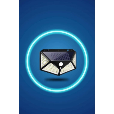 Bahçe Lambası Bahçe Aydınlatma Sensörlü Suya Dayanıklı 100 Led