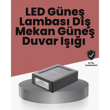 Bahçe ve Balkon İçin Güneş Enerjili Lamba