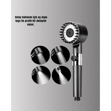 Banyo İçin Filtreli Duş Başlığı Pratik Kullanım