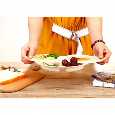 Bebekler İçin Araba Şeklinde Sevimli Mama Tabağı Çocuk Tabldot (5468)