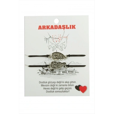 Best Friends Arkadaş Deri Bileklik