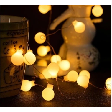 Beyaz Top Led Gün ışığı Pilli 2 Kademeli