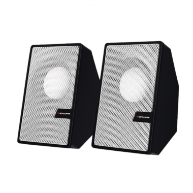 Beyaz USB 2.0 + 3.5mm USB Hoparlör