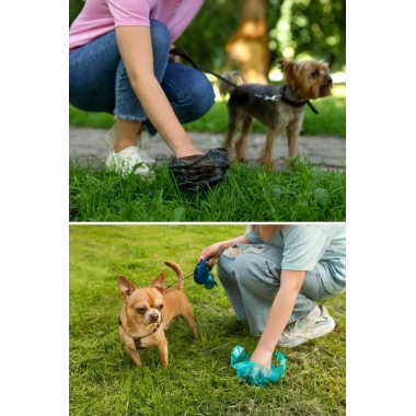 BiiShe® 10 Adet Evcil Hayvan Kullan At Kaka Poşeti