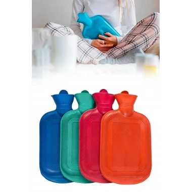 BiiShe® 2 Litre Sıcak Su Torbası 1. Sınıf Kauçuk Malzeme