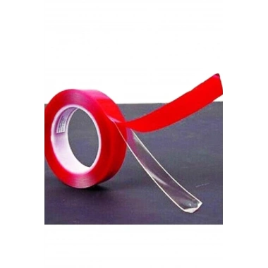 BiiShe® 2 Metre Güçlü Yapışkanlı Çift Taraflı Slikon Pratik Şeffaf Bant