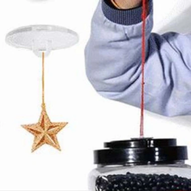 BiiShe® 20 Adet Şeffaf Yuvarlak 3 Cm Çaplı Güçlü Disk Yapışkanlar