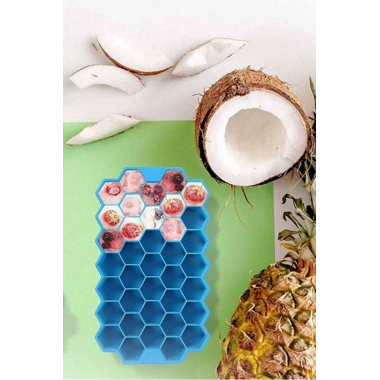 BiiShe® 37 Bölmeli Slikon Petek Şeklinde Buz Kalıbı