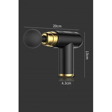 BiiShe® 4 Başlıklı USB Şarj Olabilen Masaj Tabancası