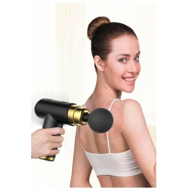 BiiShe® 4 Başlıklı USB Şarj Olabilen Masaj Tabancası