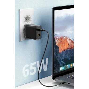 BiiShe® 65W Hızlı Şarj Edebilen TYPE C uçlu Şarj Aleti