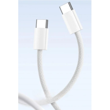 BiiShe® Apple 15/15 Pro Type-C to Type-C Hasır Örgü Hızlı Şarj Kablosu (1m)