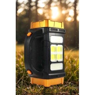 BiiShe® Çok Fonksiyonlu Elde Güneş Enerjili Lamba – 38W