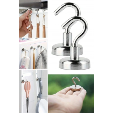 BiiShe® Güçlü Manyetik Mutfak,Banyolar İçin Çok Amaçlı 2li Magnet Askı