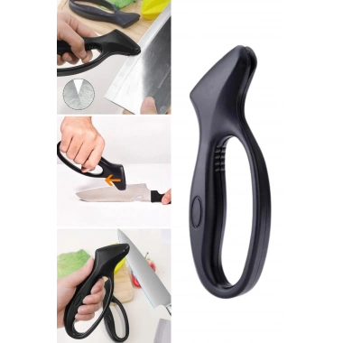 BiiShe® Kolay Tutuş Saplı Paslanmaz Çelik Manuel Bıçak Bileme Aleti