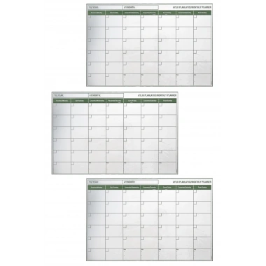 BiiShe® Manyetik Yapışkanlı Bir Aylık Program Planlayıcı Takvim 85x56 cm