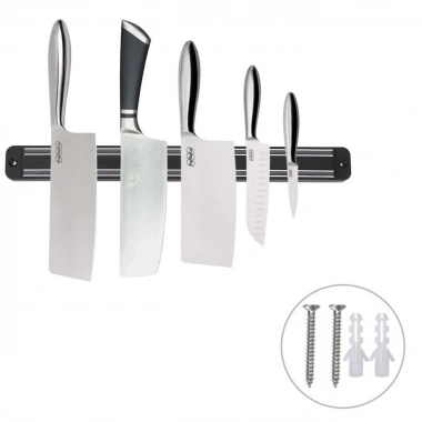 BiiShe® Mıknatıslı Paslanmaz Duvar Bıçak Askısı Standı 33 Cm  Aparat