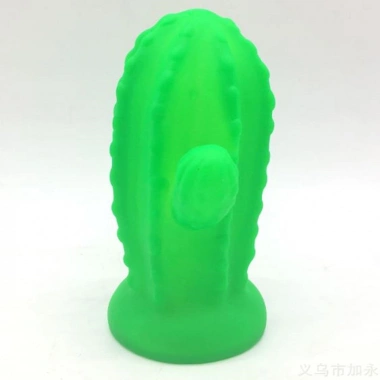 BiiShe® Pilli Silikon Led Işıklı Sevimli Kaktüs Gece Lambası Aydınlatması