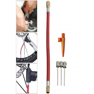 BiiShe® Pompa İğne Başlık Seti Top Bisiklet Lastiği Şişirme İğneleri
