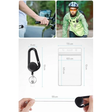 BiiShe® Teleskopik Karabina Anahtarlık