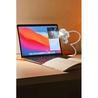 BiiShe® USB Astronot Gece Lambası, Masa Lambası, Kitap Okuma Lambası Işığı