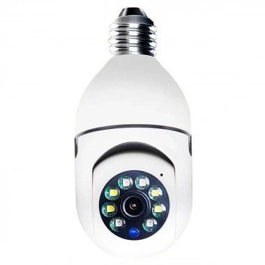 BiiShe® WiFi 360 Panoramik Ampul Kamera Gece Görüş Ses Akıllı Hareket Algılayıcı
