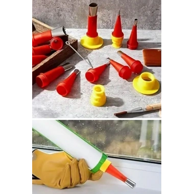 BiiShe®30 Parça Silikon Kalafat Mastik Alet Seti Mastik Ucu