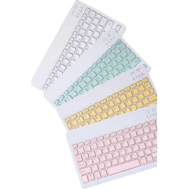Bluetooh Wıreless Keyboard Siyah Q Klavye İOS Ipad Android Windows Uyumlu
