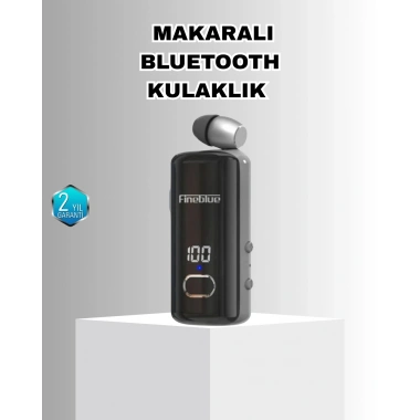Bluetooth 5.3 Kablosuz Kulaklık Geri Çekilebilir Kablolu ve Ekranlı