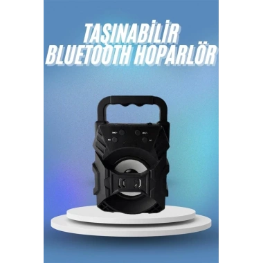 Bluetooth Hoparlör Android ve İOS Uyumlu Ses Bombası USB Girişli Taşınabilir