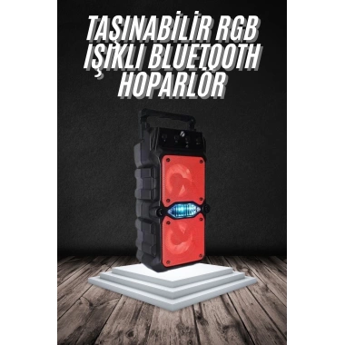 Bluetooth Hoparlör Çift Mikrofonlu Güçlü Ses Kaliteli Kesintisiz Kablosuz
