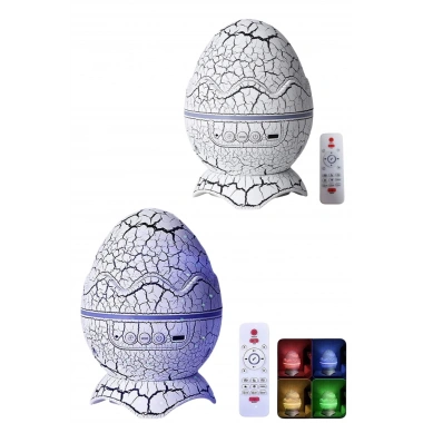 Bluetooth Hoparlör Dinozor Yumurtası Gece Masa Lambası Projektör