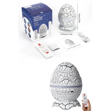 Bluetooth Hoparlör Dinozor Yumurtası Gece Masa Lambası Projektör