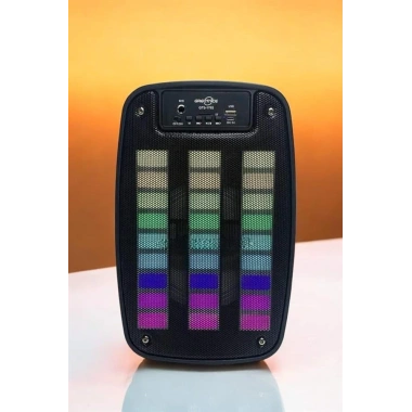 Bluetooth Hoparlör RGB Işıklı USB SD Kart Girişli Taşınabilir