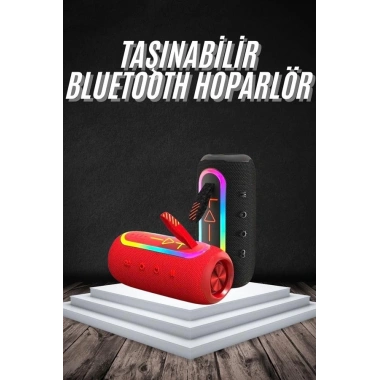 Bluetooth Hoparlör USB Şarjlı Uzun Pil Ömrü Android ve İOS Uyumlu Renkli