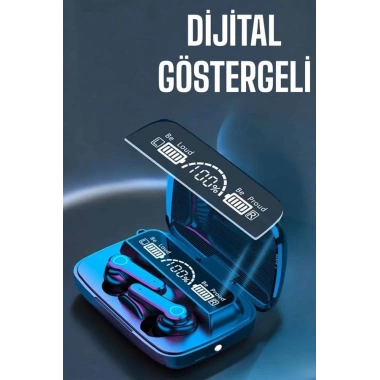 Bluetooth Kulaklık Dijital Göstergeli Kablosuz Uzun Pil Ömrü