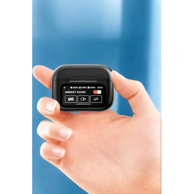Bluetooth Kulaklık Kablosuz Ekranlı ANC/ENC Destekli Dokunmatik