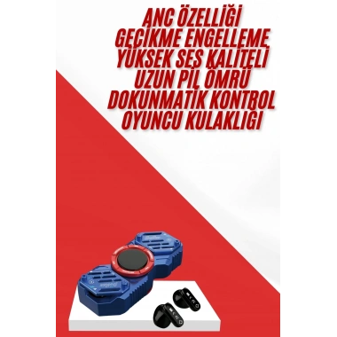 Bluetooth Kulaklık Stres Çarkı ANC Özellikli Gaming Kulaklık