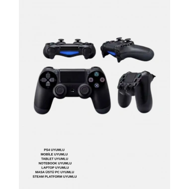 Bluetooth Oyun Kolu – Titreşimli, PS4, Steam, PC, Mobil ve Tablet Uyumlu