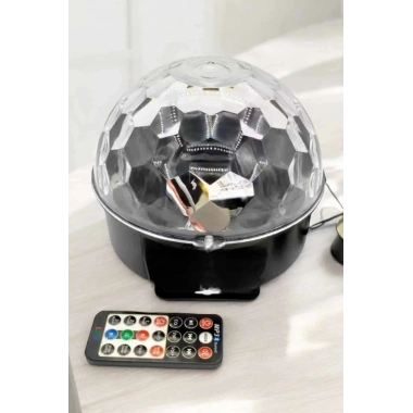 Bluetooth ve Uzaktan Kumandalı Çok Renkli Masaüstü Disko Topu